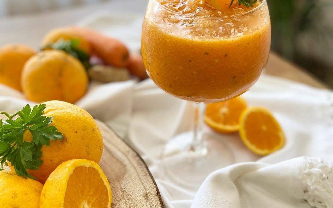 Batido de Laranja e Cenoura