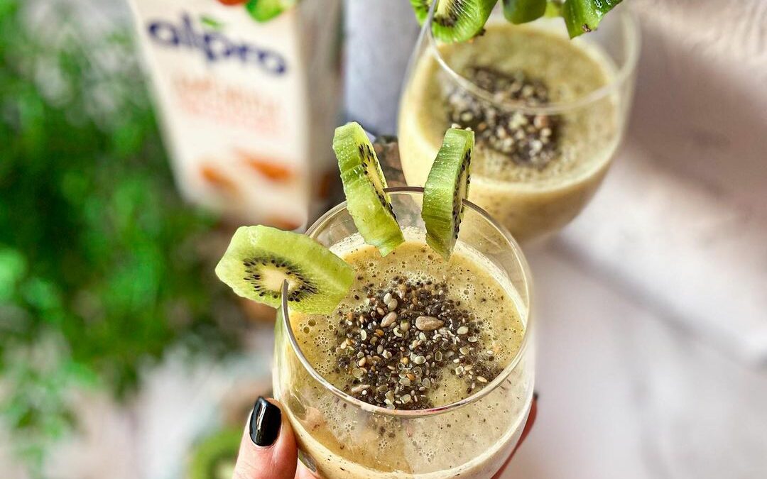 Batido de Kiwi e Abacaxi