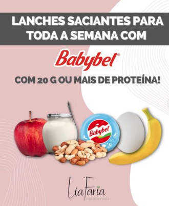 Lanches saciantes para toda a semana com babybel