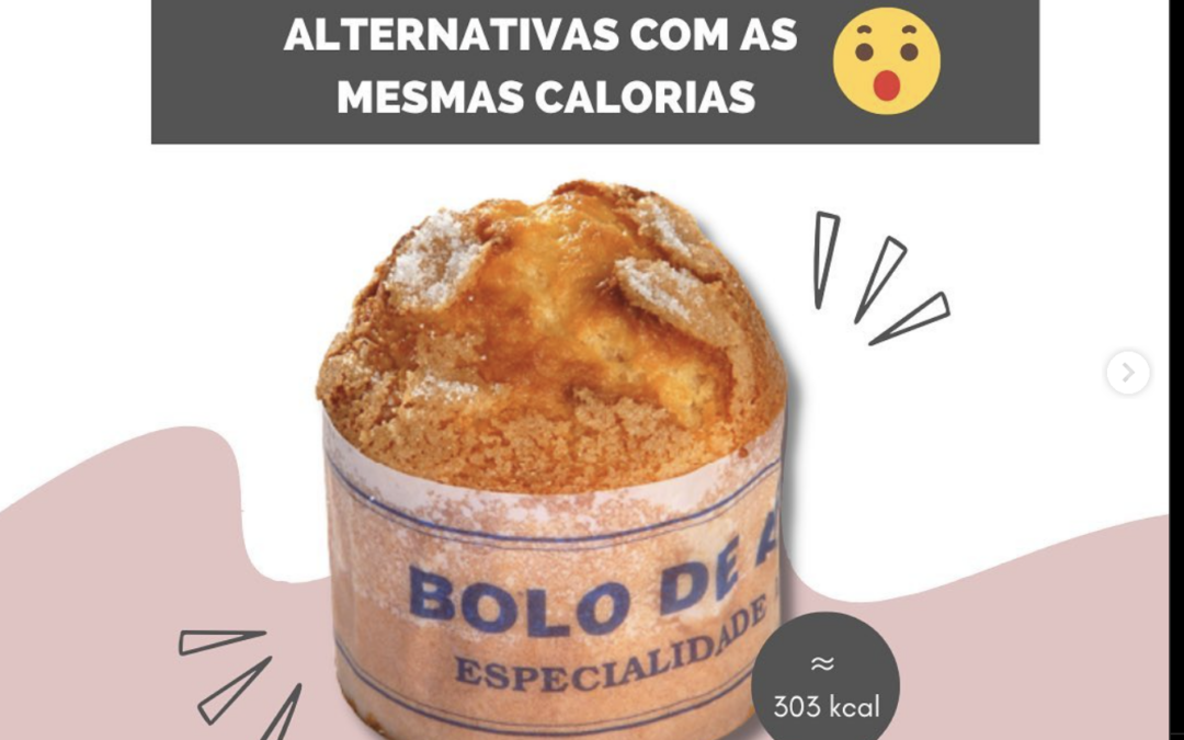 Bolo de arroz alternativas com as mesmas calorias